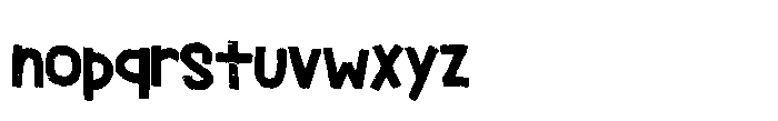 Wood Plank Font LOWERCASE