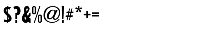 Wood Type Grotesk Regular JNL Font OTHER CHARS