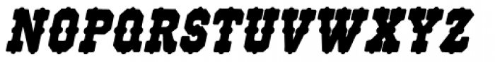 Wood Type515 Italic Font UPPERCASE