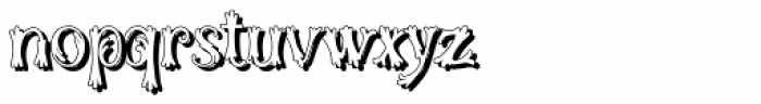 Woodball Shadow Font LOWERCASE