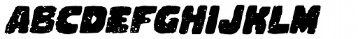 Woodchip Grunge Slant Font UPPERCASE