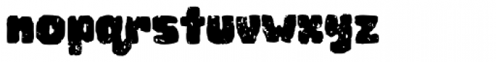 Woodchip Grunge Font LOWERCASE