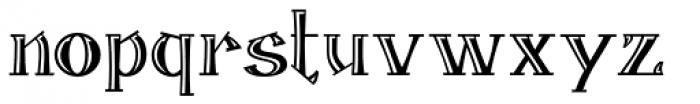 Woodruff Font LOWERCASE