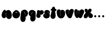 Woof Dawg Regular Font LOWERCASE