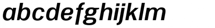 Woolworth DemiBold Italic Font LOWERCASE