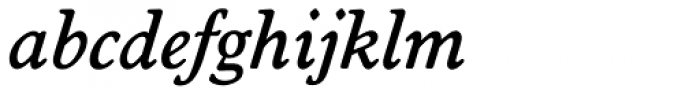 Worcester Serial Medium Italic Font LOWERCASE