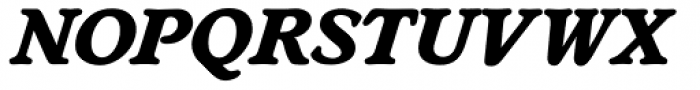 Worchester EF ExtraBold Italic Font UPPERCASE