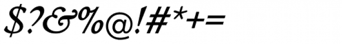 Worchester EF Medium Italic Font OTHER CHARS
