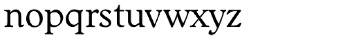 Worchester EF Regular Font LOWERCASE