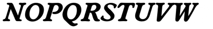 Worchester TS Bold Italic Font UPPERCASE