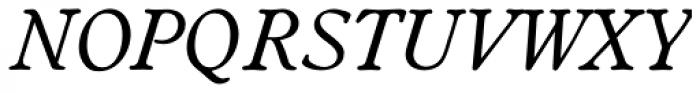 Worchester TS Italic Font UPPERCASE