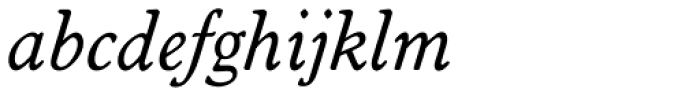 Worchester TS Italic Font LOWERCASE