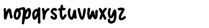 Woris Bold Font LOWERCASE