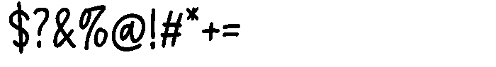 Woris Regular Font OTHER CHARS