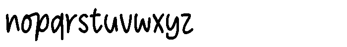 Woris Regular Font LOWERCASE