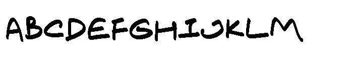 Working Draft SL Working Draft Regular Font UPPERCASE