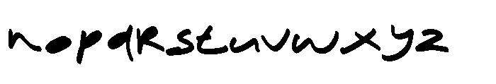 Working Draft SL Working Draft Regular Font LOWERCASE