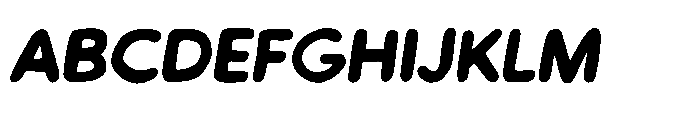 Workprint Italic Bold Font UPPERCASE
