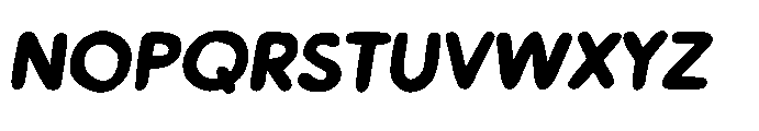 Workprint Italic Bold Font UPPERCASE