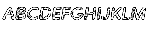 Workprint Italic Light Outline Font UPPERCASE