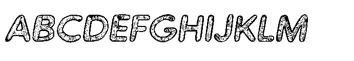 Workprint Italic Scribble Outli Font UPPERCASE