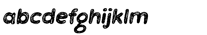 Workprint Italic Sketch Outline FONT