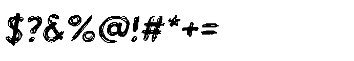 Workprint Italic Sketch Font OTHER CHARS