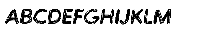 Workprint Italic Sketch Font UPPERCASE