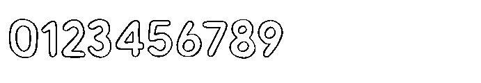 Workprint Outline Font OTHER CHARS