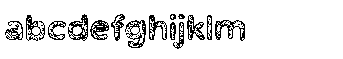 Workprint Scribble Outline FONT