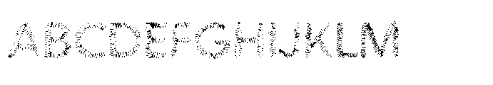 Workprint Scribble Font UPPERCASE