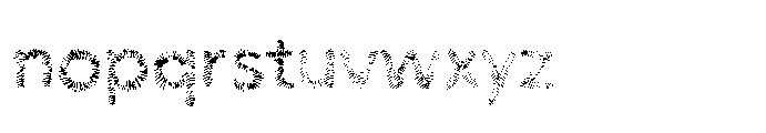 Workprint Scribble Font LOWERCASE