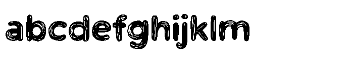 Workprint Sketch Outline FONT