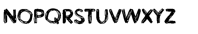 Workprint Sketch Font UPPERCASE