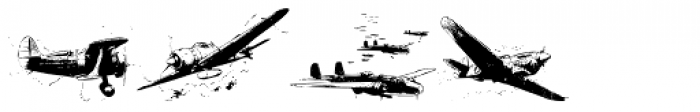 World War IIWarplanes De Luxe Font UPPERCASE