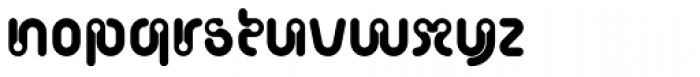 Worm Punch Font LOWERCASE