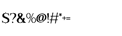Wornella Bold Font OTHER CHARS