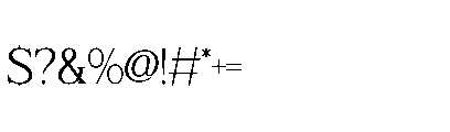 Wornella Light Font OTHER CHARS