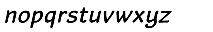 Worstveld Hand Bold Italic Font LOWERCASE