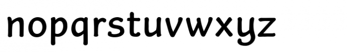 Worstveld Hand Bold Font LOWERCASE