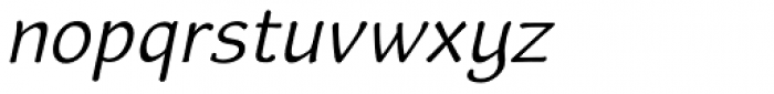 Worstveld Hand Oblique Font LOWERCASE