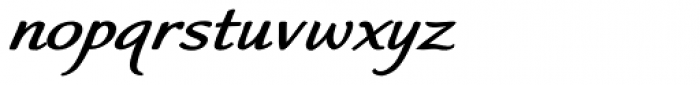 Worstveld Sting Bold Exp Italic Font LOWERCASE