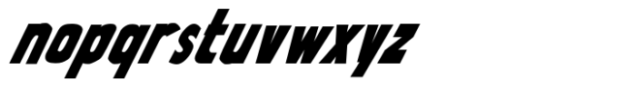 Wowbizz Oblique Font LOWERCASE