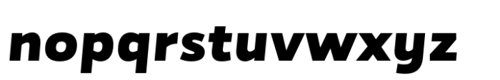 Wozniak Black Italic Font LOWERCASE