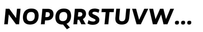 Wozniak Extra Bold Italic Font UPPERCASE