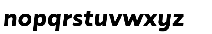 Wozniak Extra Bold Italic Font LOWERCASE