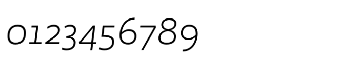 Wozniak Ultra Light Italic Font OTHER CHARS