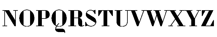 WorkhorseDidot Bold16 Instance Font UPPERCASE