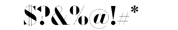 WorkhorseDidot Bold178 Instance Font OTHER CHARS