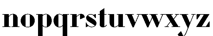 WorkhorseDidot Bold26 Instance Font LOWERCASE